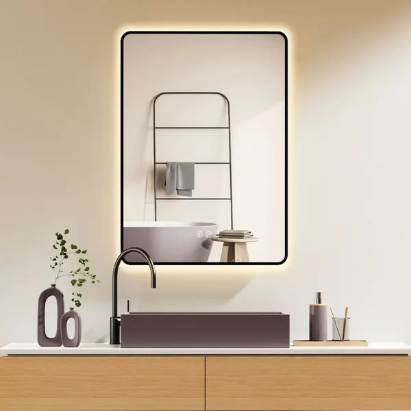 HOKO LED-Spiegel von HOKO, 70 × 50 cm