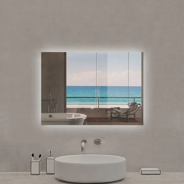 duschspa LED-Spiegel von duschspa, 70 × 50 cm