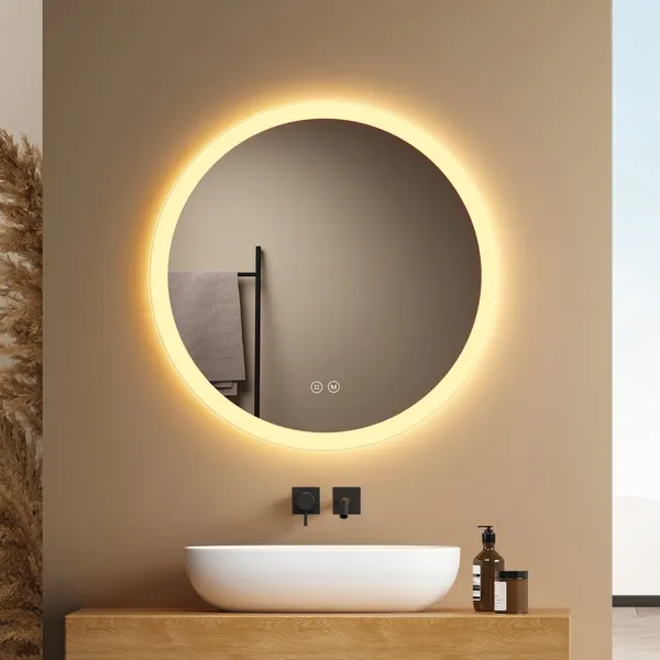 EMKE LED-Spiegel von EMKE, Ø 50 cm