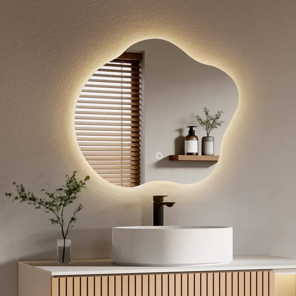 EMKE LED-Spiegel von EMKE, 50 × 45 cm