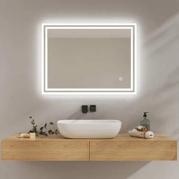 EMKE LED-Spiegel von EMKE, 80 × 60 cm