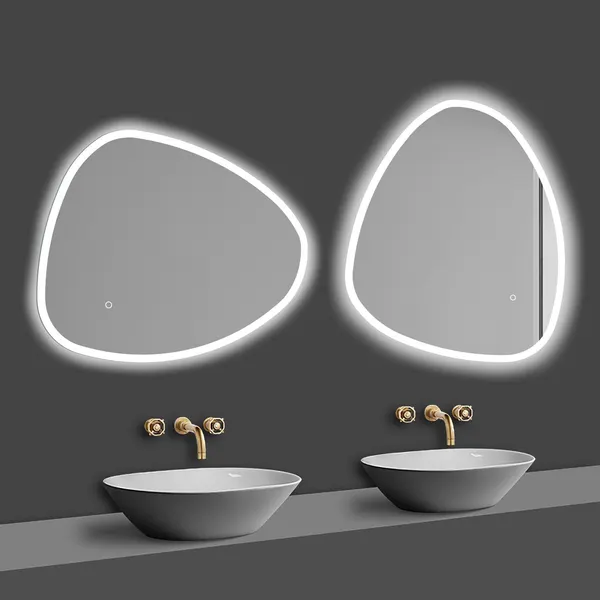 duschspa LED-Spiegel von duschspa, 80 × 65 cm
