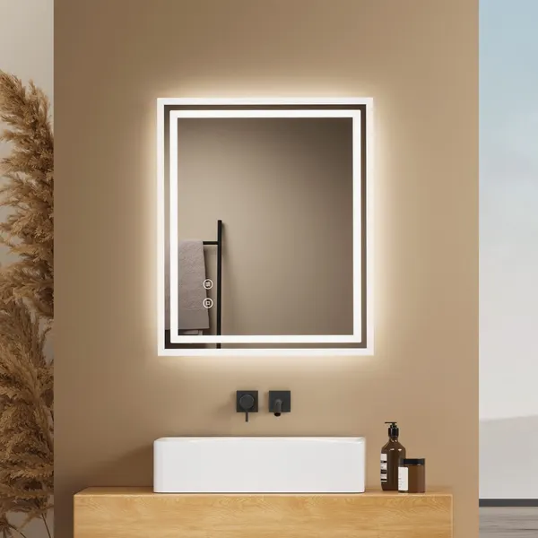 EMKE LED-Spiegel von EMKE, 60 × 50 cm