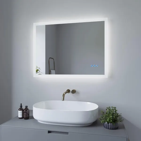 AQUABATOS LED-Spiegel von AQUABATOS, 80 × 60 cm